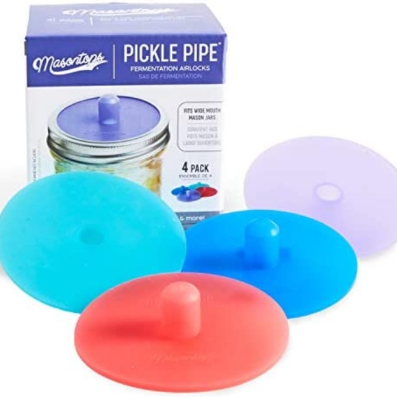 Masontops 4 pack pickle pipeairlock. Fermentation airlocks - Picture 3 of 10